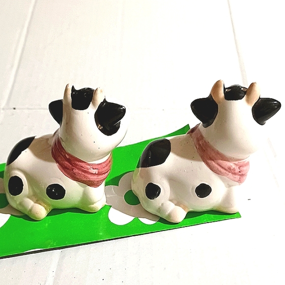 COW Ceramic Sal & Pepper Shakers EUC - Picture 4 of 10